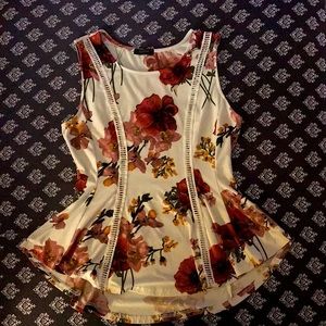 Scobe floral sleeveless blouse